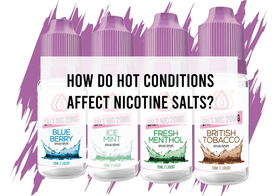 How Do Hot Conditions affect Nicotine Salts?