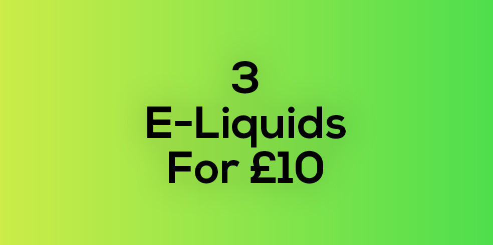 3 E-Liquids For £10