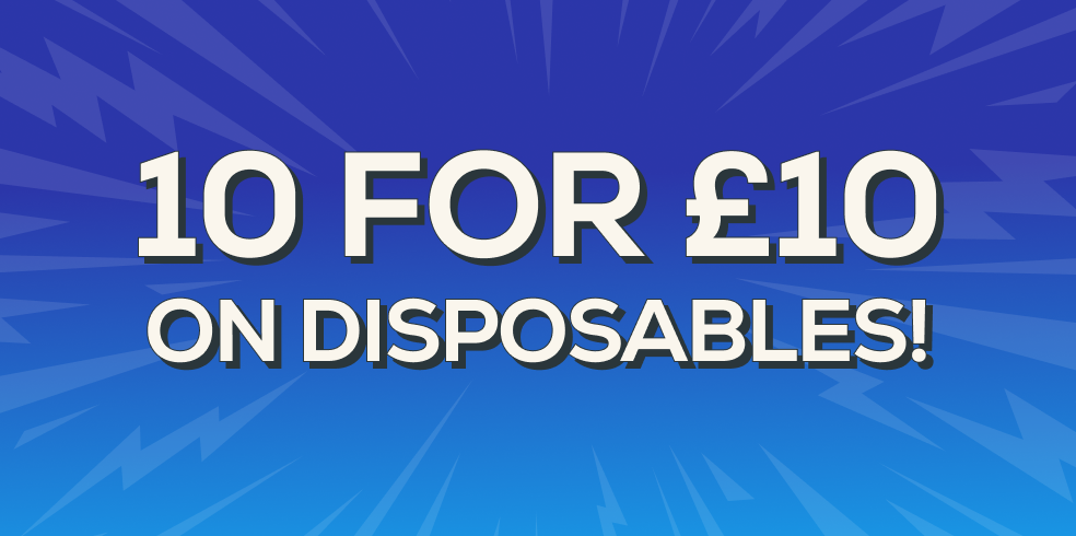 10 for £10 Disposable Vapes