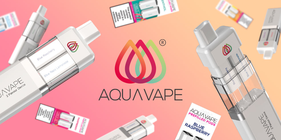 Aquavape 2in1 Pod Kit & Pre-filled Pods | 1200 Puffs