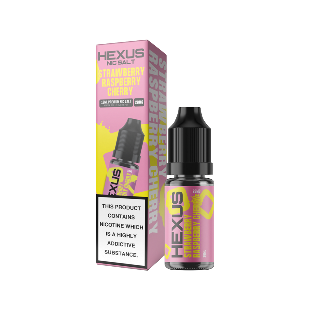Strawberry Raspberry Cherry Nic Salt by Hexus