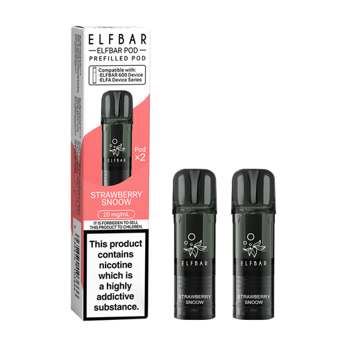 Strawberry Snoow Elfbar 600 Pods