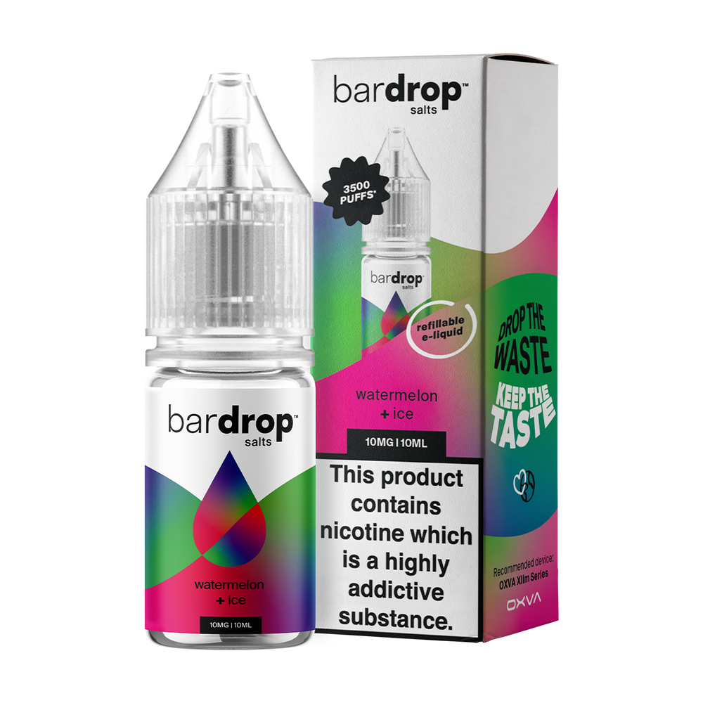 bar drop box bottle watermelon ice