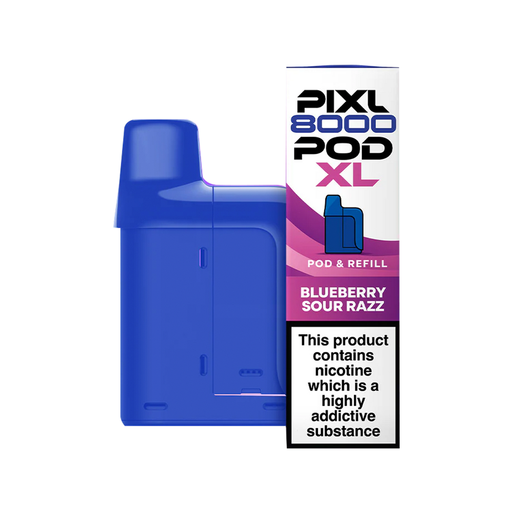 Blueberry Sour Razz Pixl 8000 Refill Pack
