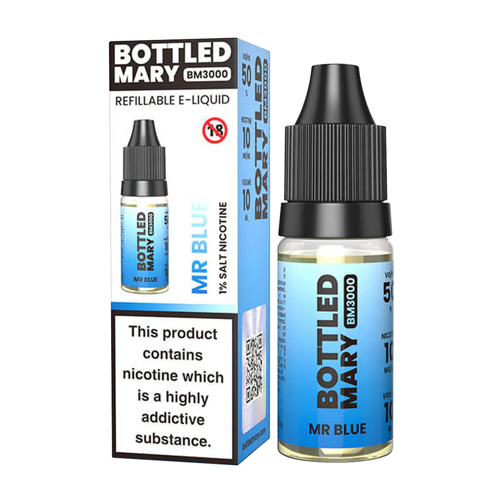 bottled mary bm3000 mr blue nic salt bottled mary box bottle