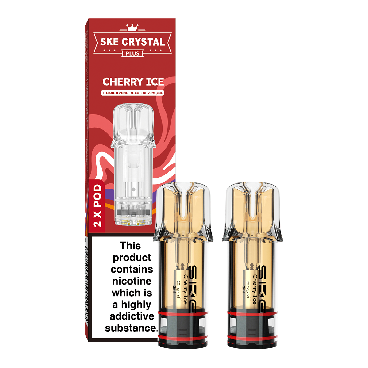 Cherry Ice SKE Crystal Plus Pods | Pods | Aquavape