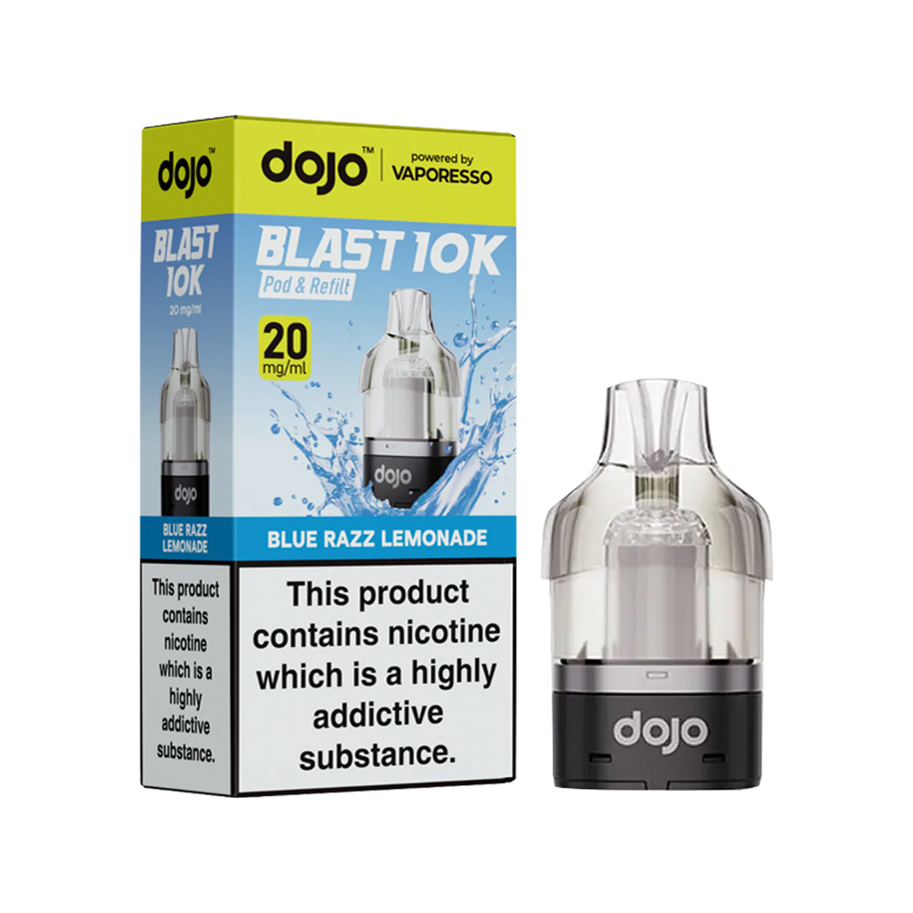 dojo blast 10k refill blue razz lemonade