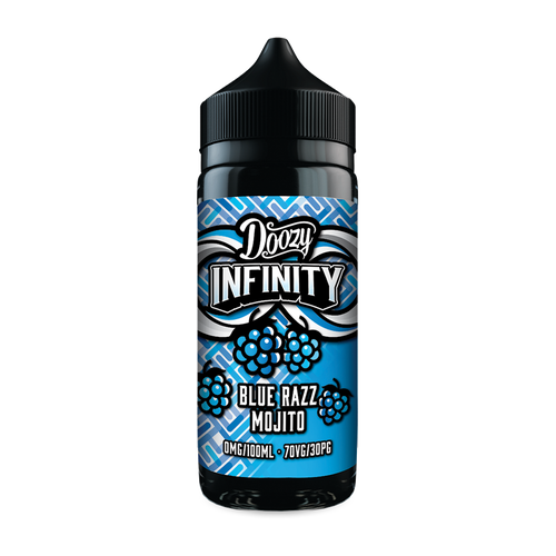 Blue Razz Mojito 70/30 100ml by Doozy Infinity