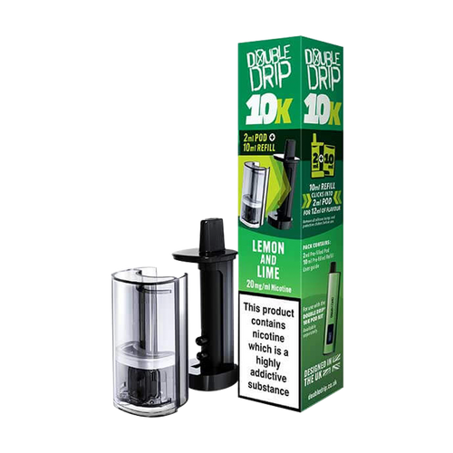 Lemon & Lime Double Drip 10K Refill Pack
