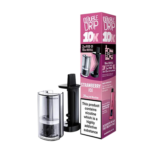 Strawberry Ice Double Drip 10K Refill Pack