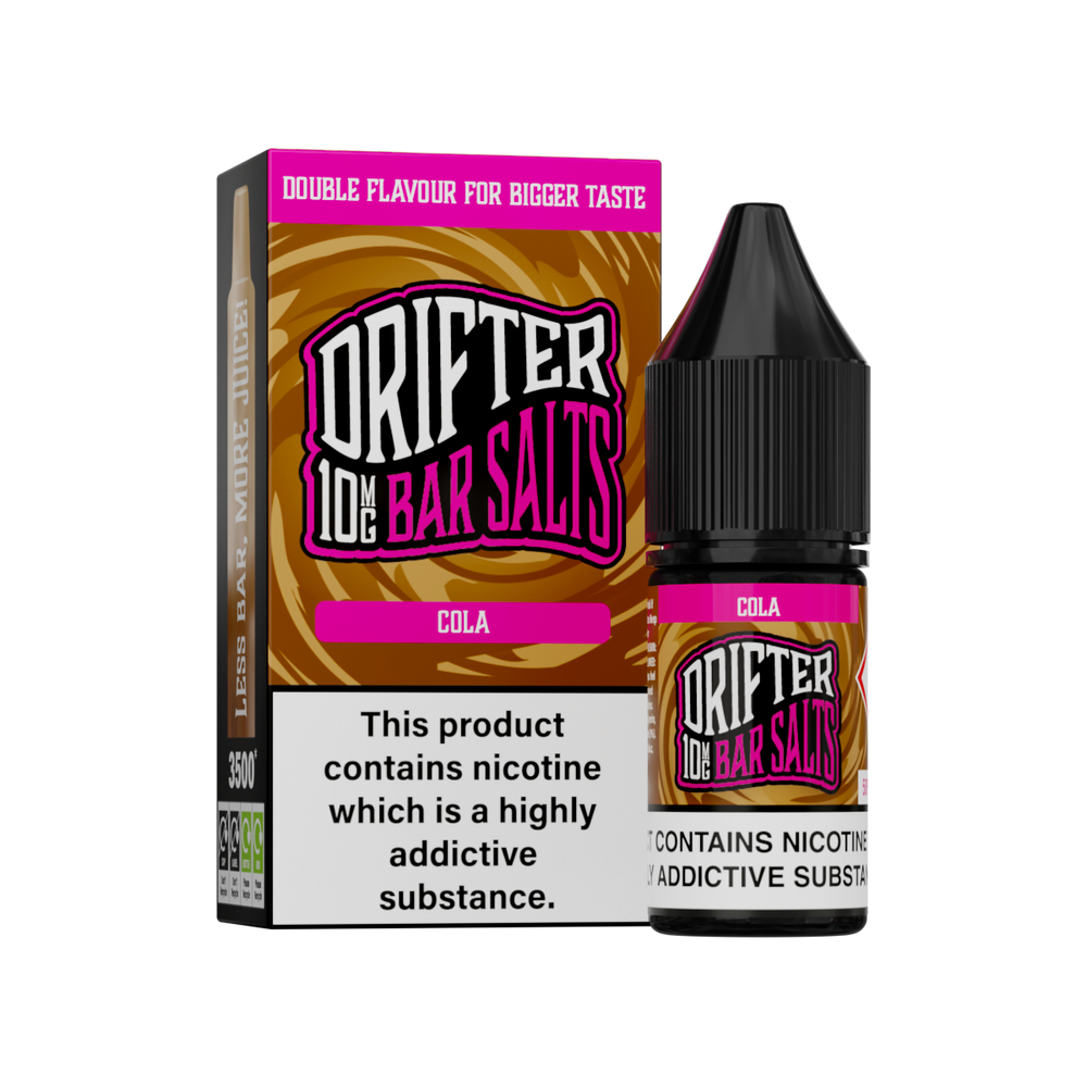 Cola Nic Salt by Drifter Bar Salts 10ml 10mg