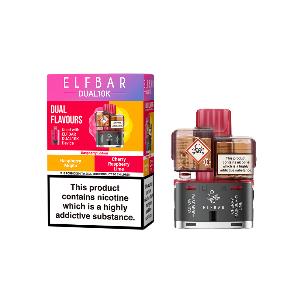 elf bar dual 10k refill raspberry edition