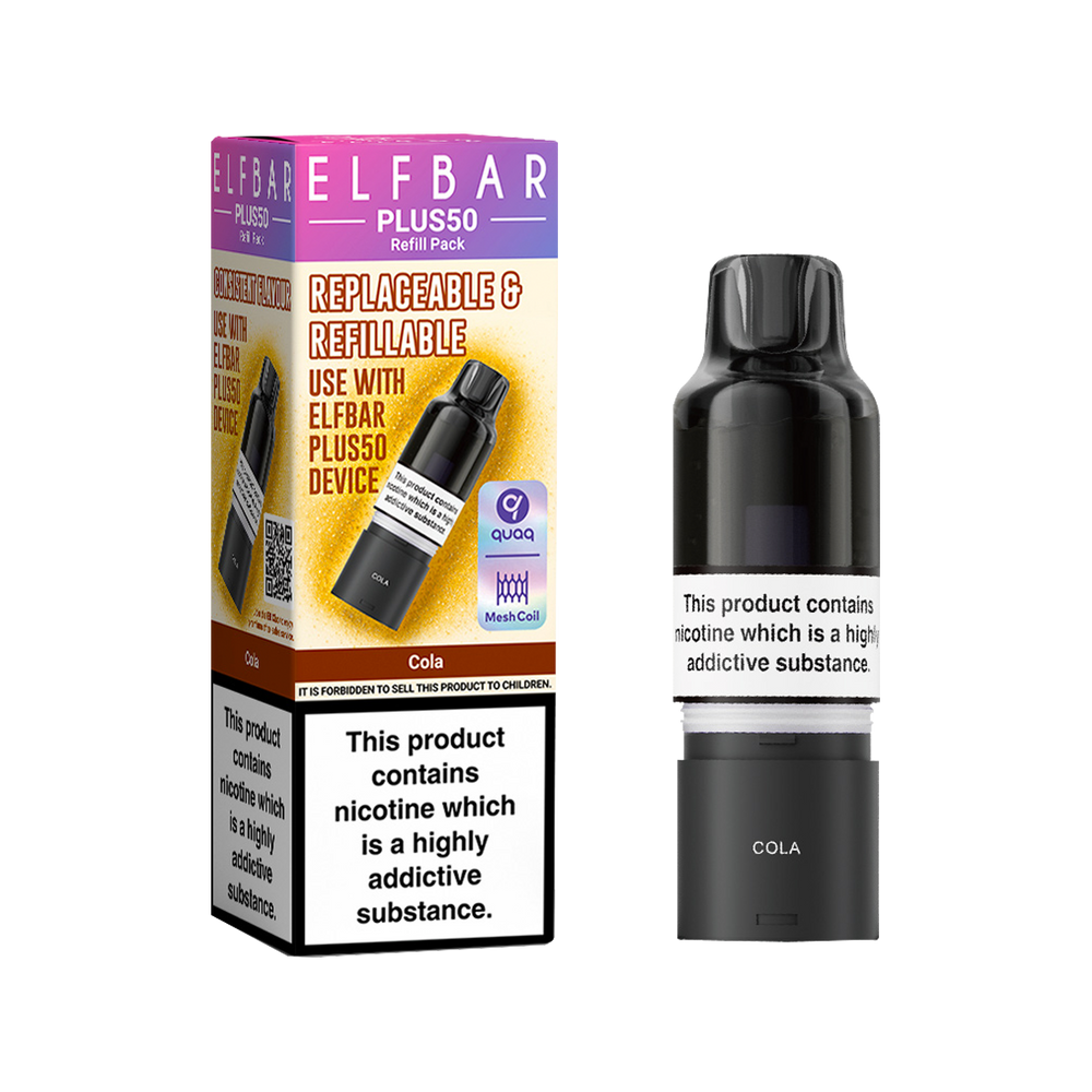 Cola ElfBar Plus 50 Refill Pack