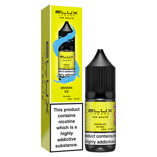 Banana Ice Nic Salt by Elux 10ml