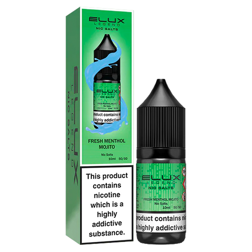 Fresh Menthol Majito Nic Salt by Elux 10ml