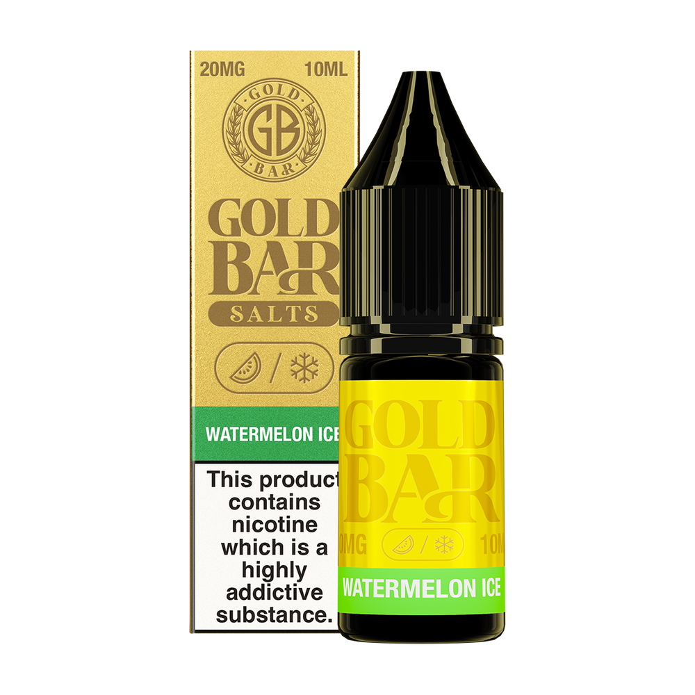 Watermelon Ice Nic Salt by Gold Bar 10ml 20mg