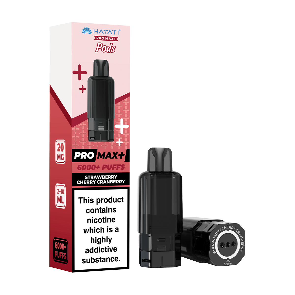 Strawberry Cherry Cranberry Hayati Pro Max+ Refill Pack – Aquavape