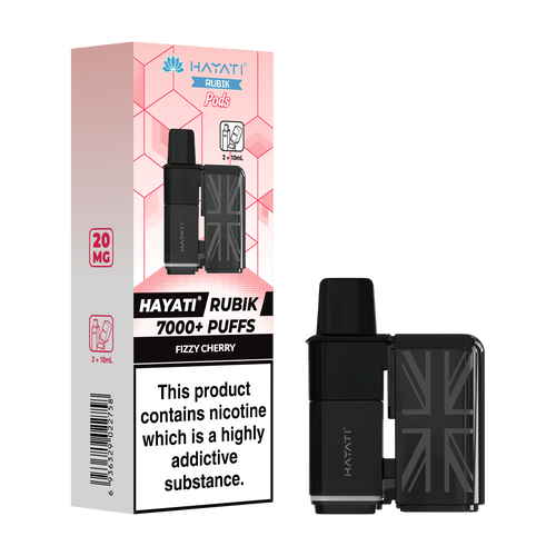 hayati rubik 7000 refill pods fizzy cherry