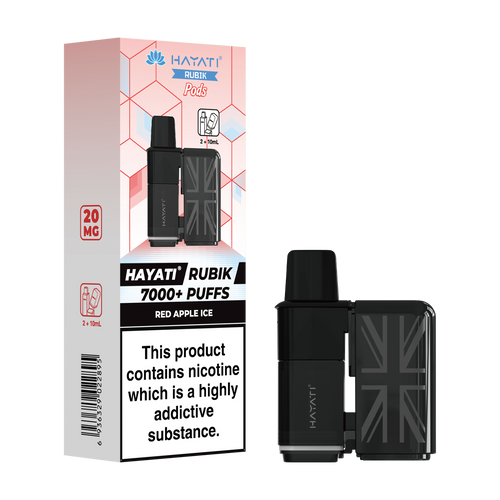 hayati rubik 7000 refill pods red apple ice