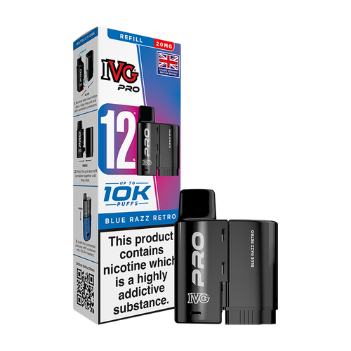 ivg pro 12 refill box thumbnail blue razz retro