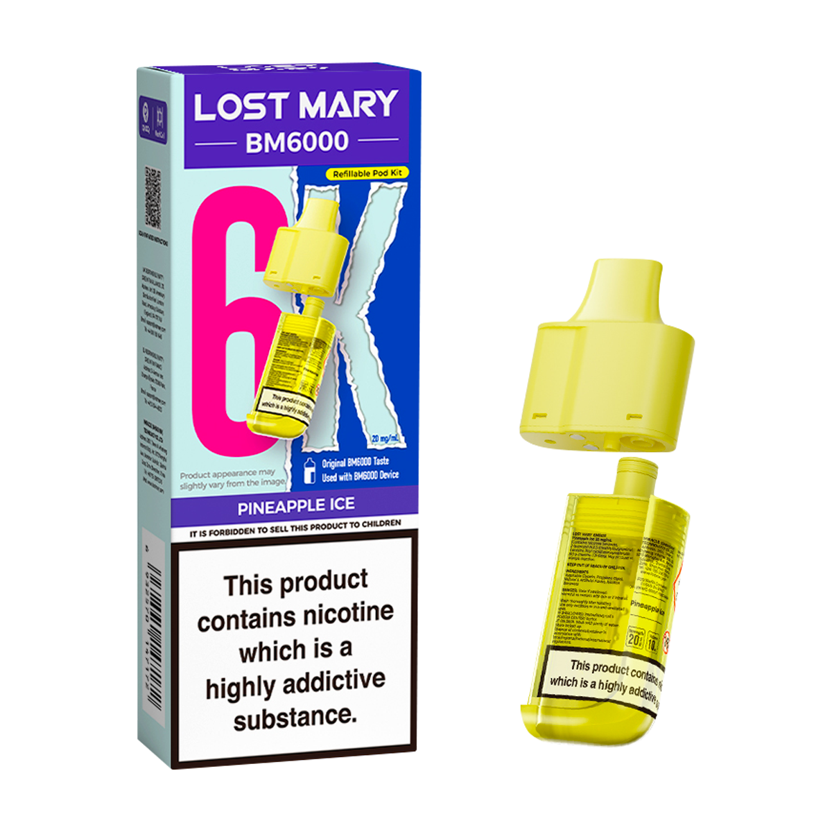refill lost mary bm6000 Pineapple Ice Lost Mary BM6000 Refill Pack