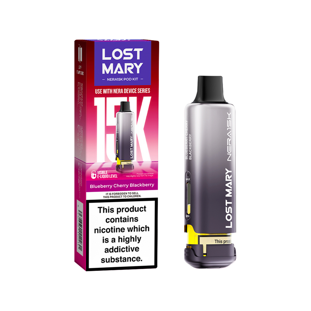 Blueberry Cherry Blackberry Lost Mary NERA15K Refill Pack