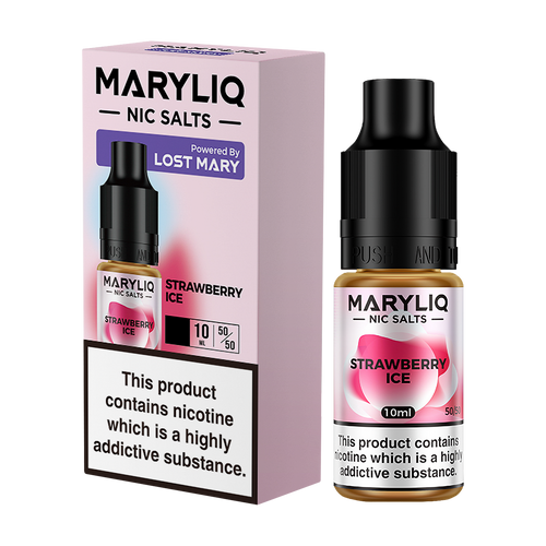 Strawberry Ice Maryliq Nic Salt by Lost Mary