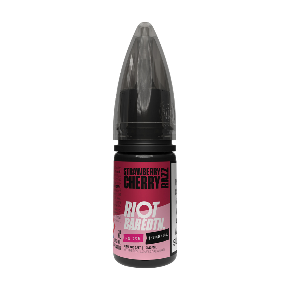 riot bar edtn no ice uk 10ml 10mg strawberry cherry razz
