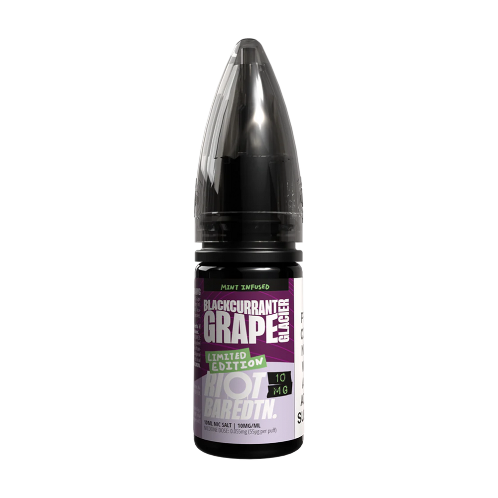 riot bar black grape glacier edtn nic salt 10ml