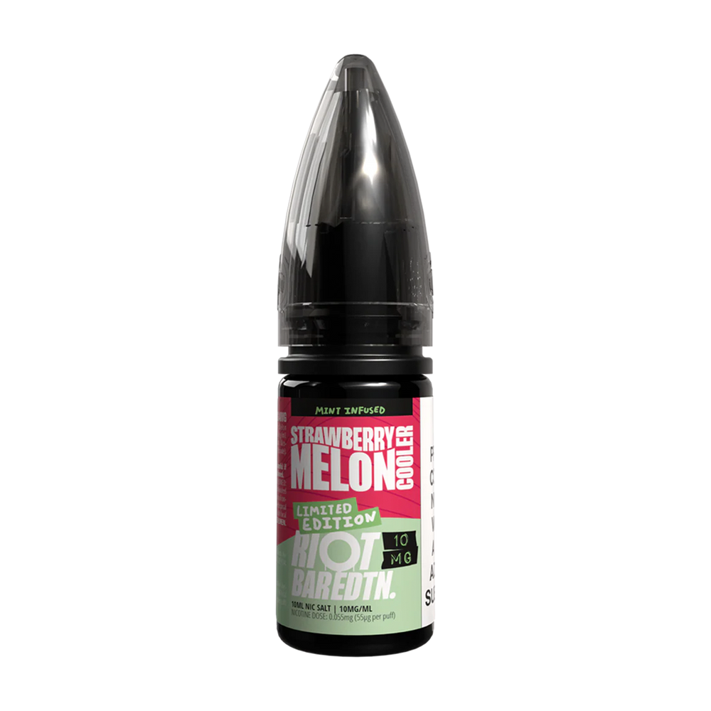 riot bar strawberry meloncooler edtn nic salt 10ml