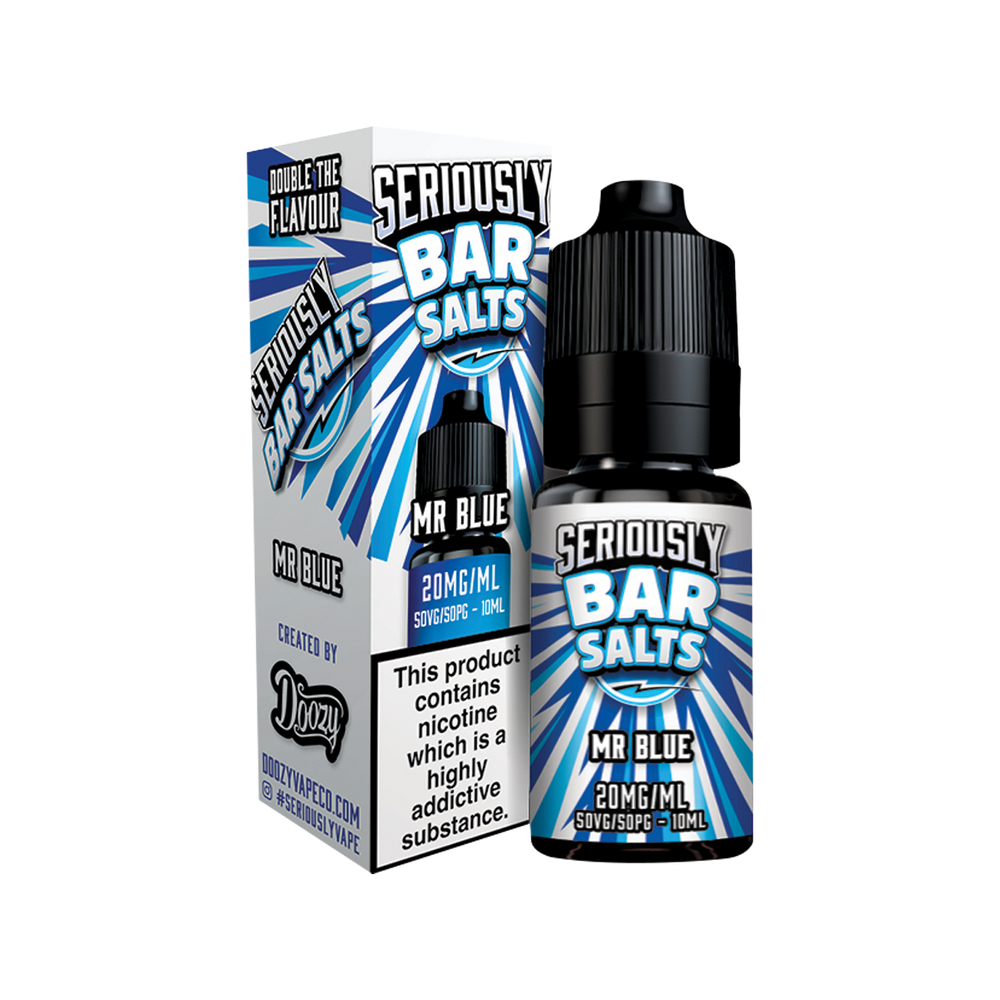 Mr Blue Nic Salt by Seriously Bar Salts
