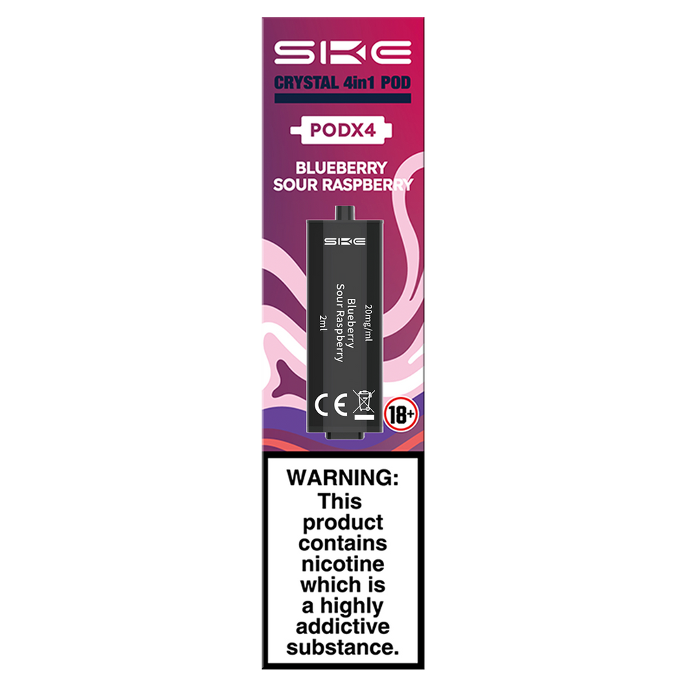Blueberry Sour Raspberry SKE Crystal 4in1 Pods