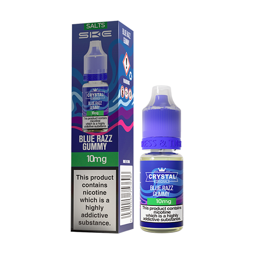 Blue Razz Gummy Nic Salt by SKE Crystal