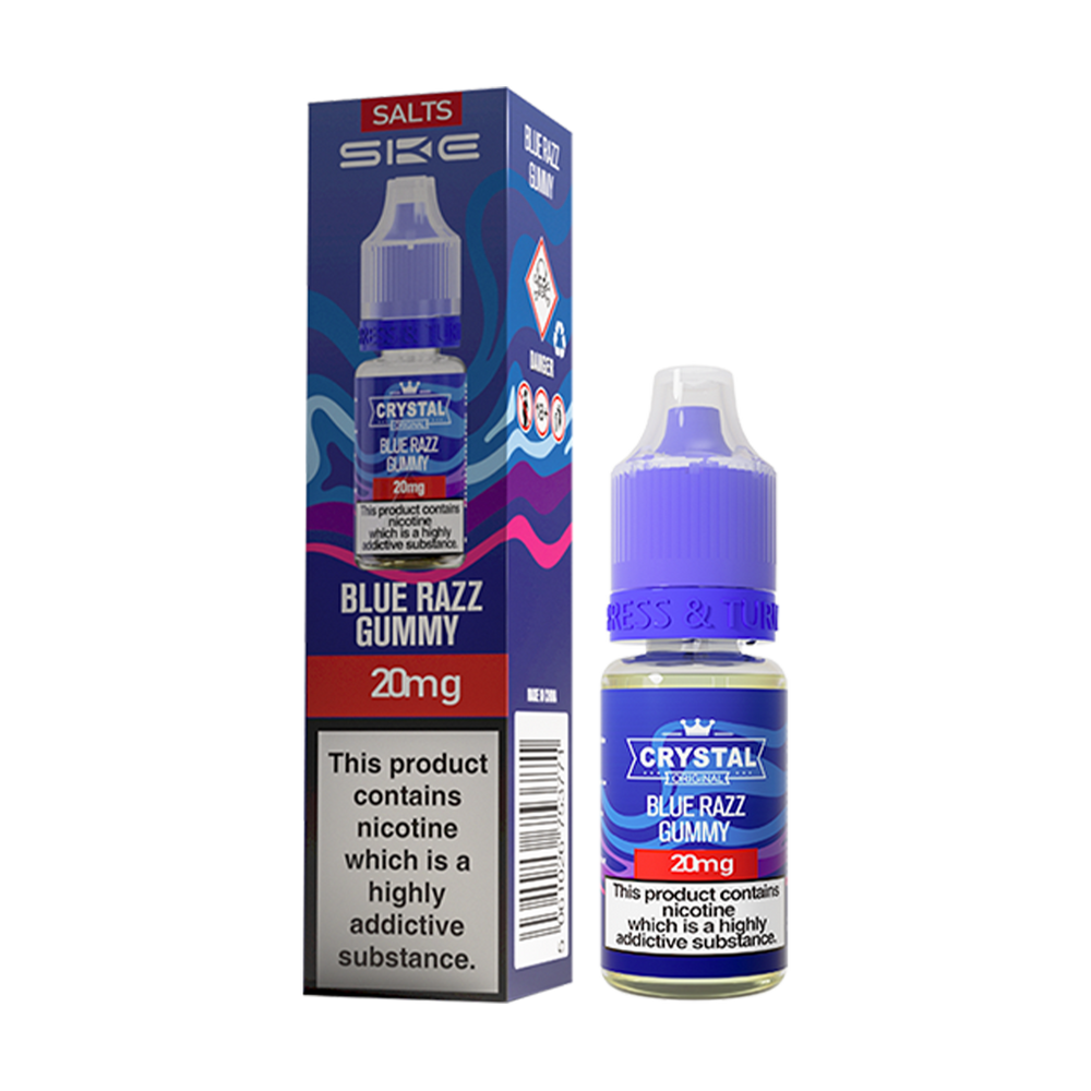 Blue Razz Gummy Nic Salt by SKE Crystal