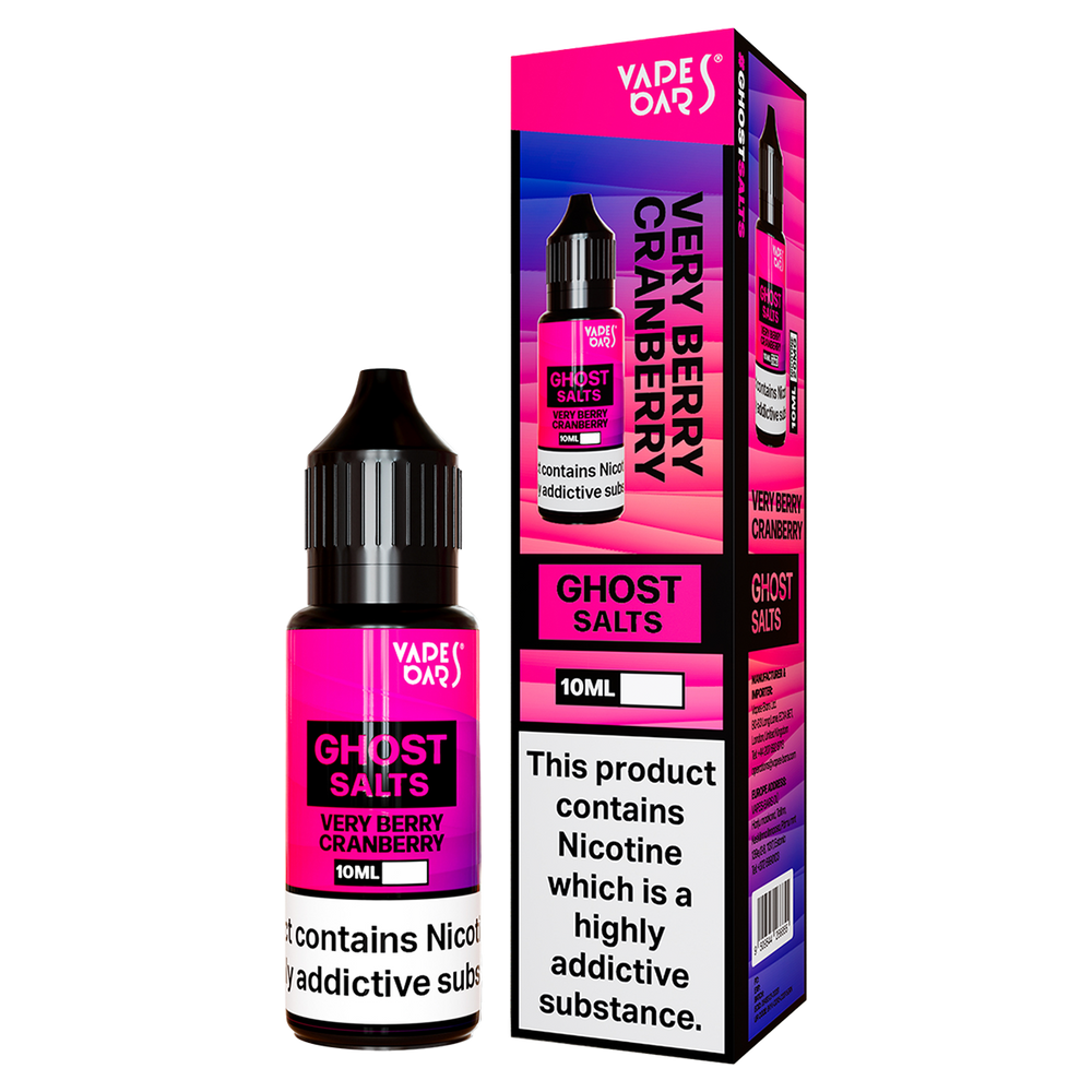 Very Berry Cranberry Ghost Salts by Vapes Bars 10ml