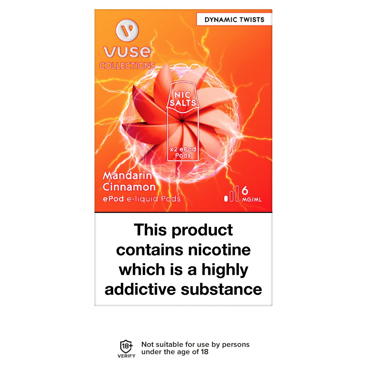 Vuse ePod vPro Mandarin Cinnamon Pods | Vape Pods | FREE Delivery Aquavape Vuse ePod vPro Mandarin Cinnamon Pods | Vape Pods | FREE Delivery Aquavape