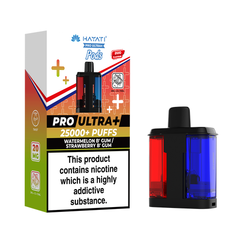 Watermelon B' Gum / Strawberry B' Gum Hayati Pro Ultra Plus Refill Pack