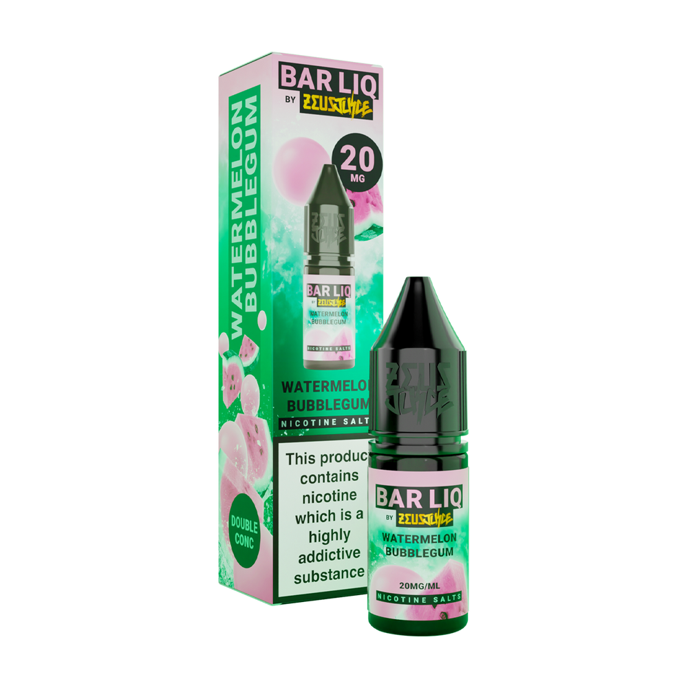 zeus juice barliq watermelon bubblegum 20mg 10ml nicotine salts