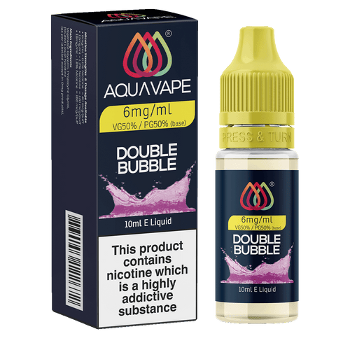 Double Bubble E-Liquid by Aquavape - 10ml 6mg