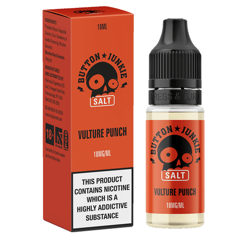 Button Junkie Vulture Punch Nic Salt - 10ml 10mg