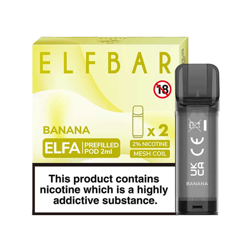 Banana Elf Bar Elfa Pods (Pack of 2)