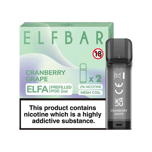 Cranberry Grape Elf Bar Elfa Pods (Pack of 2)