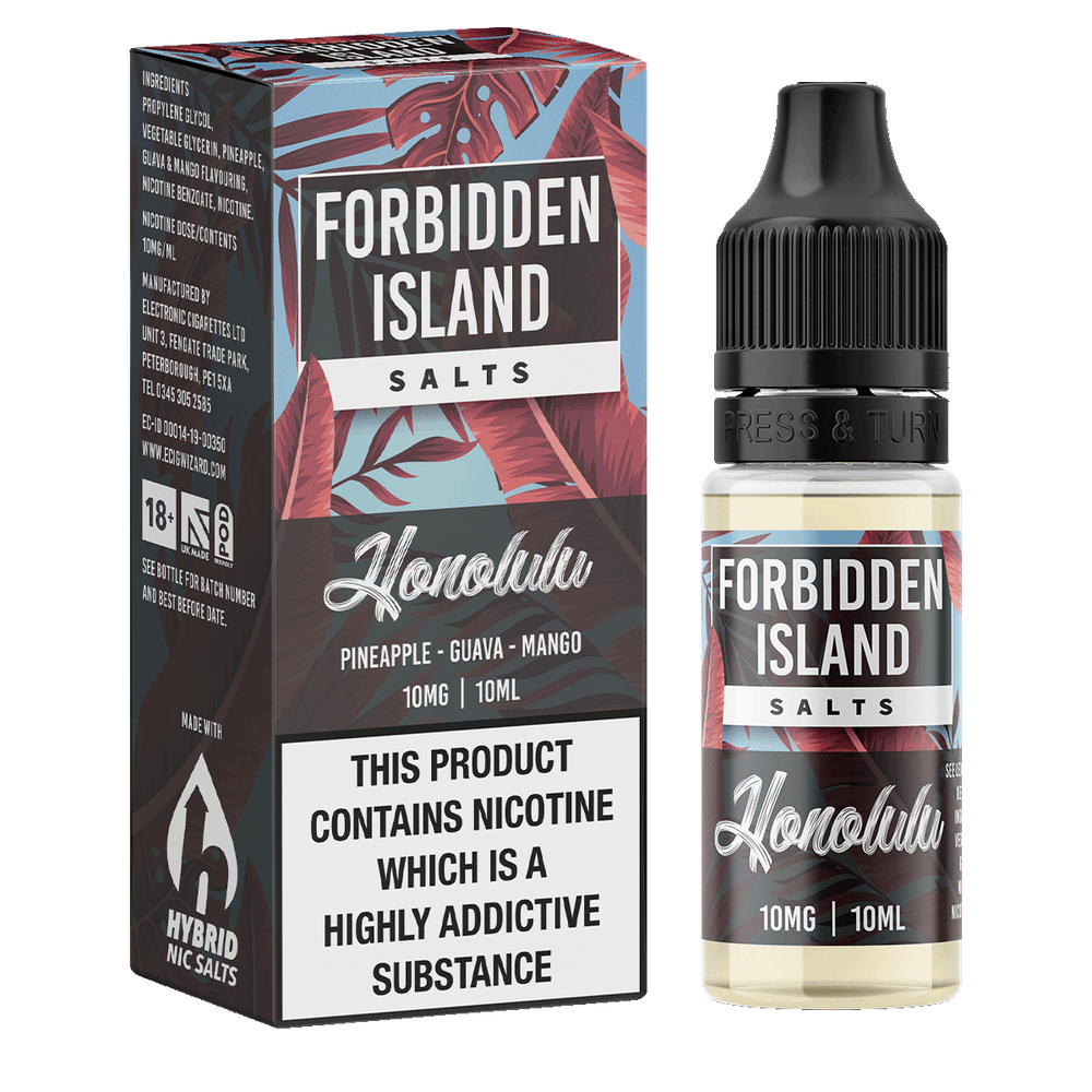 Forbidden Island Honolulu Hybrid Nic Salt - 10ml 10mg