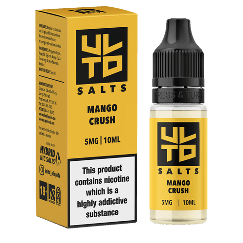 ULTD Mango Crush Nic Salt - 10ml 5mg