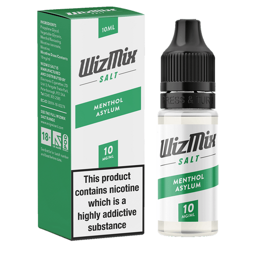 Wizmix Salt Menthol Asylum - 10ml 10mg