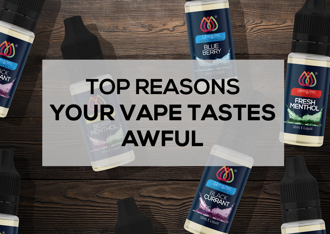 Top Reasons Your Vape Tastes Awful | Aqauvape Vaping Guides Aquavape Top Reasons Your Vape Tastes Awful | Aqauvape Vaping Guides Aquavape