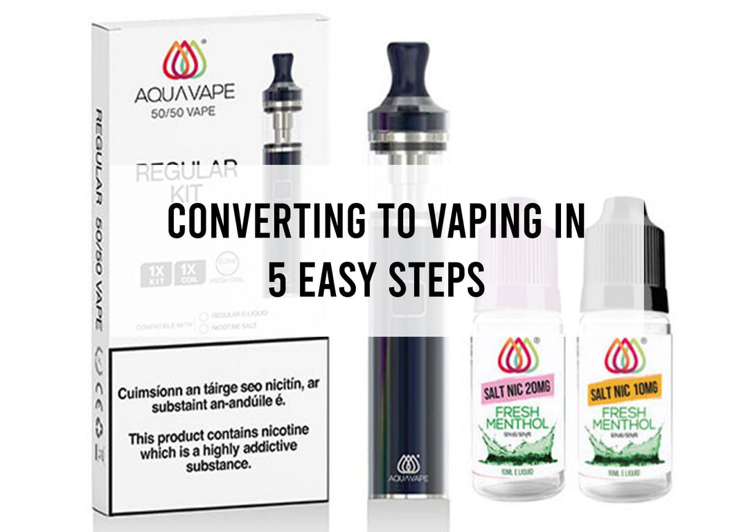 Converting to Vaping in 5 Easy Steps | Aquavape Vaping Guides Converting to Vaping in 5 Easy Steps | Aquavape Vaping Guides