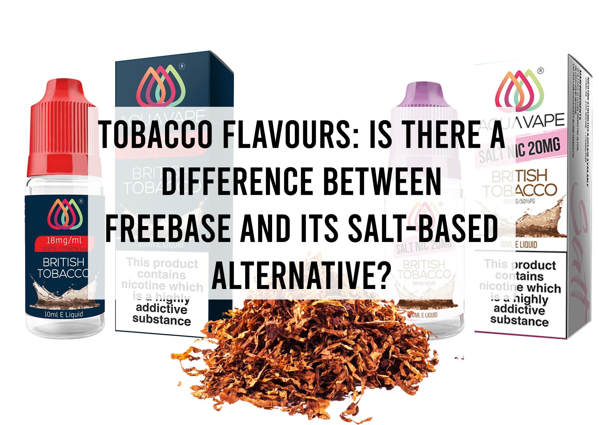 Tobacco Flavours: Is there a Difference between Freebase and its Salt-based Alternative?