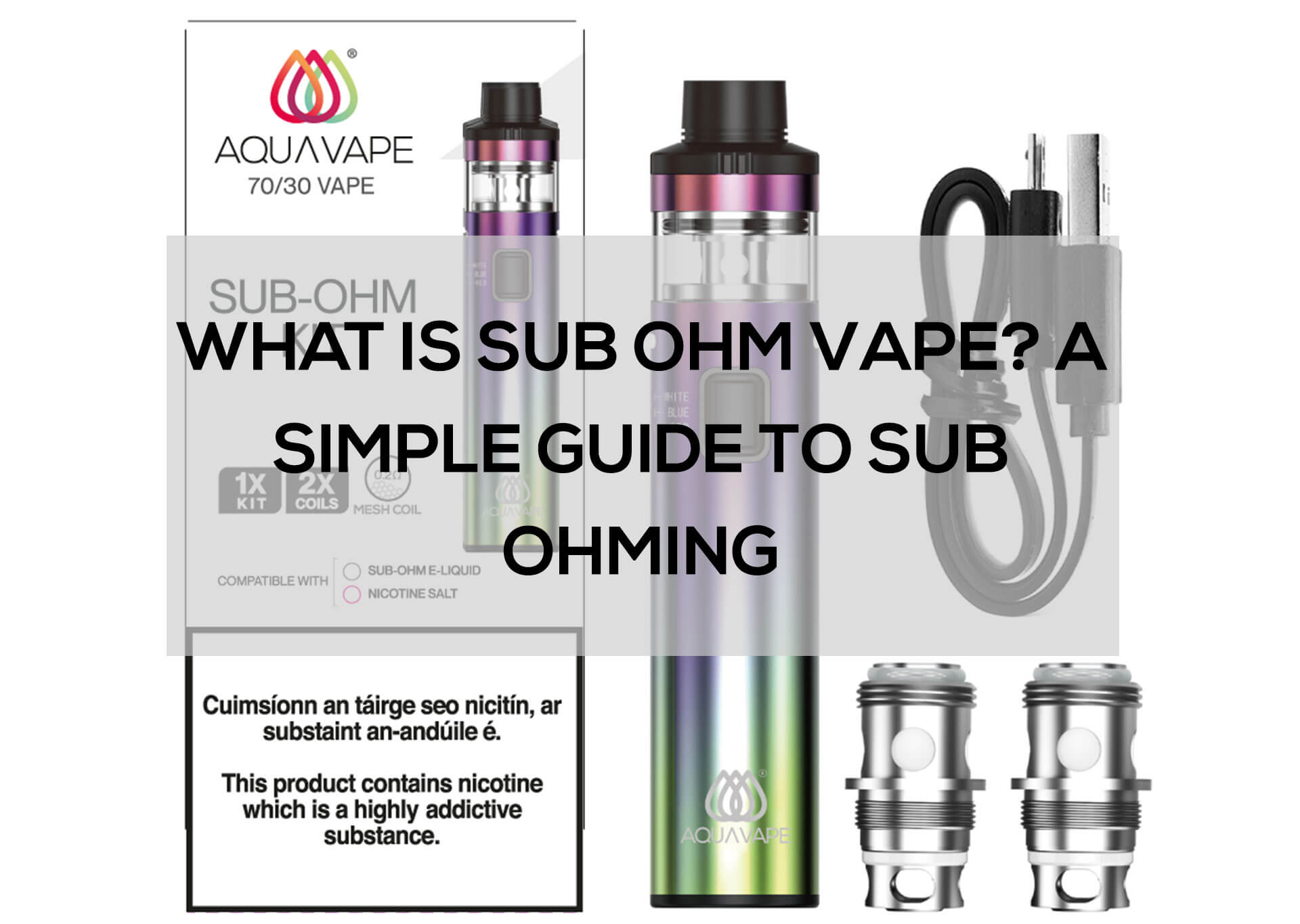 What is Sub Ohm Vape? A Simple Guide to Sub Ohming | Aquavape What is Sub Ohm Vape? A Simple Guide to Sub Ohming | Aquavape