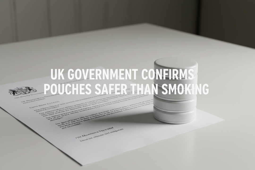 Government confirms nicotine pouches safer than smoking